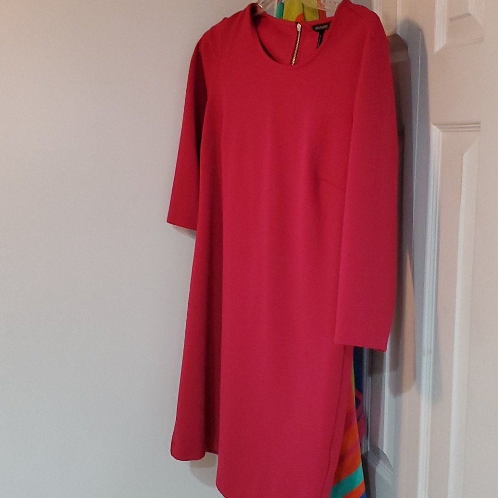 Hot pink dress